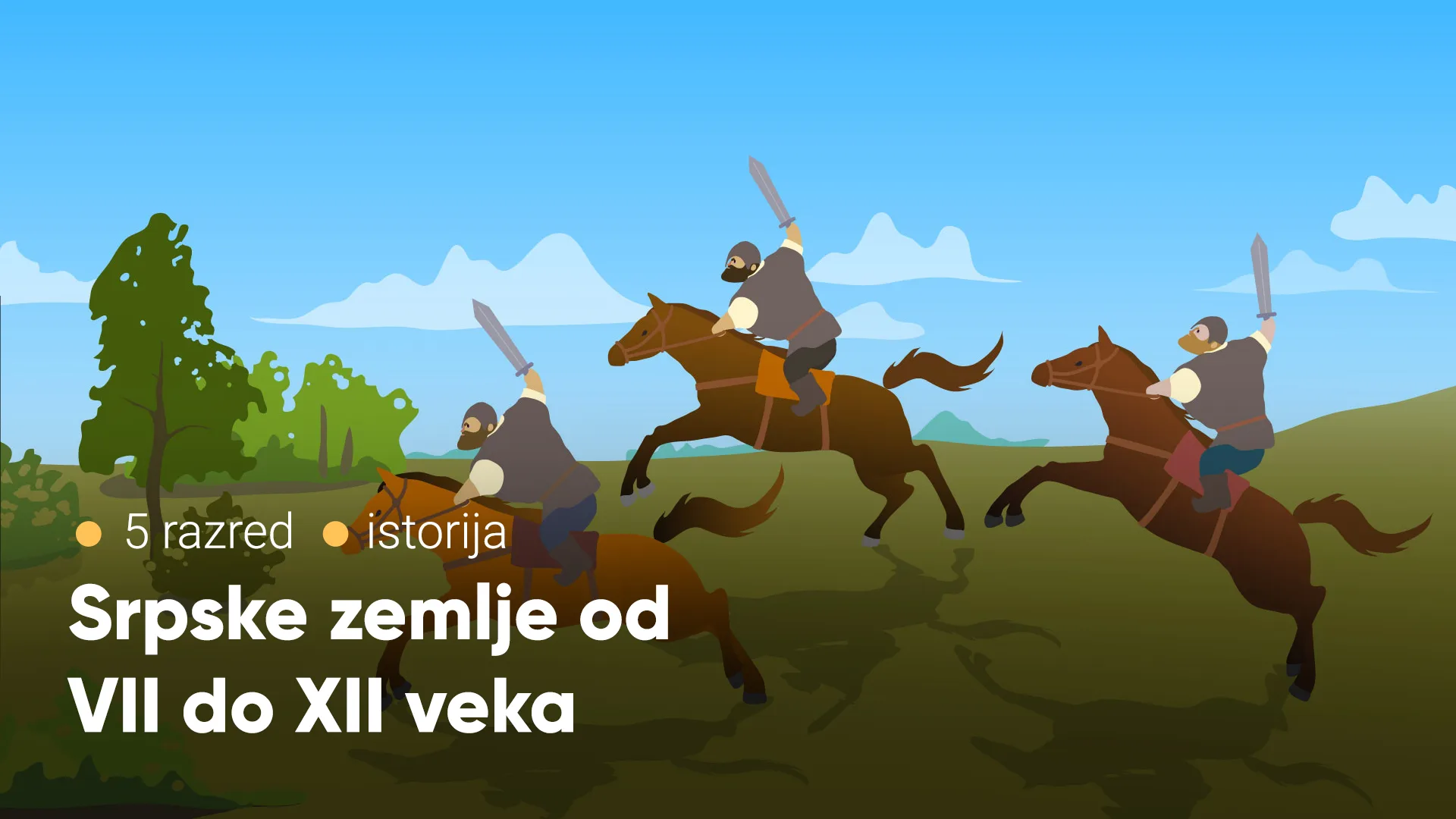 Karta srpske države u ranom srednjem veku