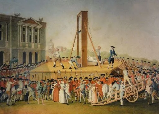 Pogubljenje na giljotini tokom Francuske revolucije