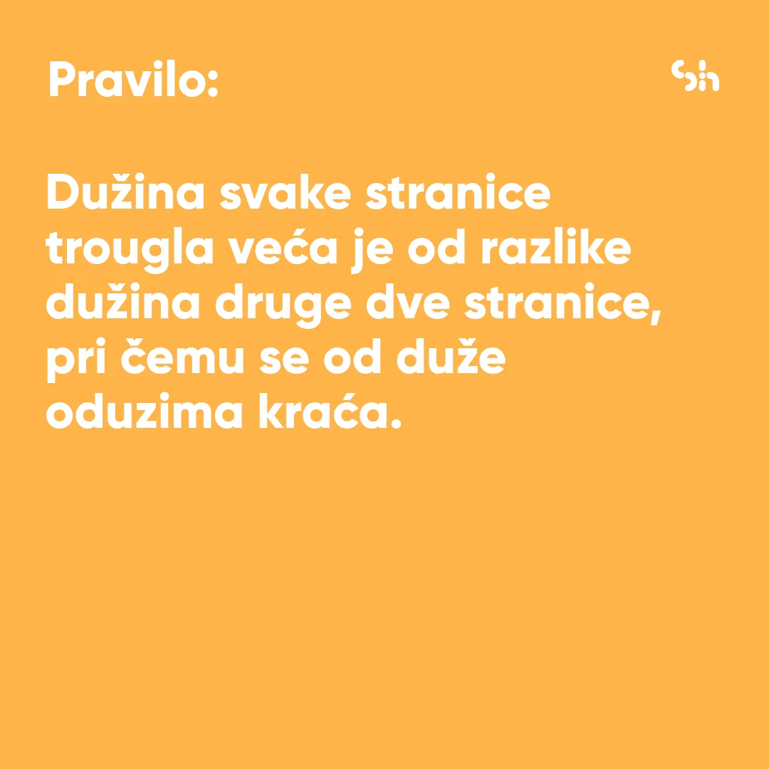 Zadaci o trouglu koji se nadovezuju na elemente i obeležavanje