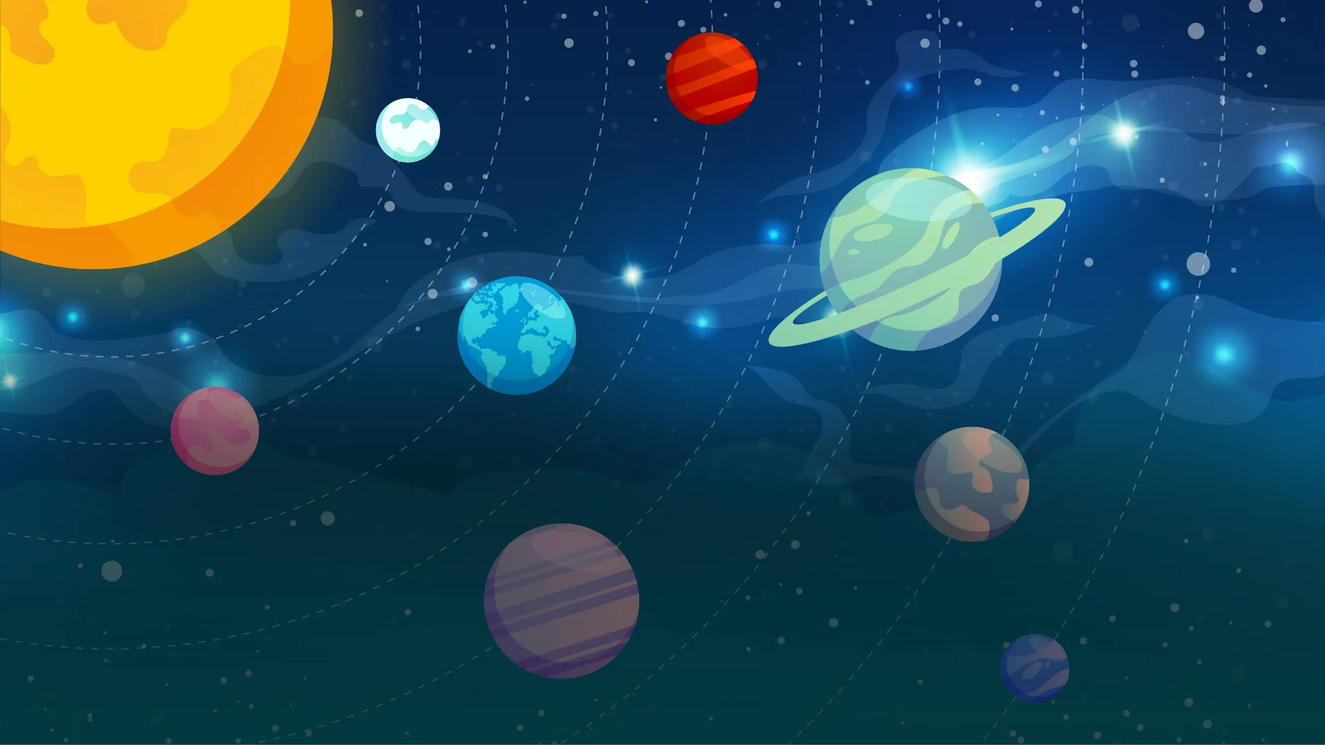 Sunčev sistem — redosled 8 planeta
