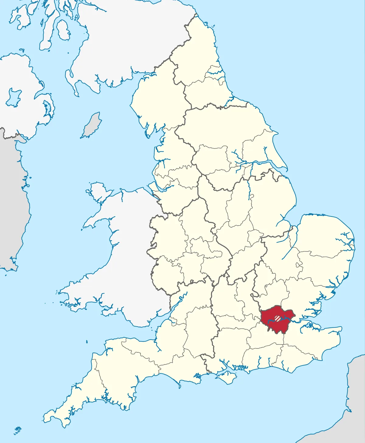 London i gusto naseljeni jugoistok Engleske