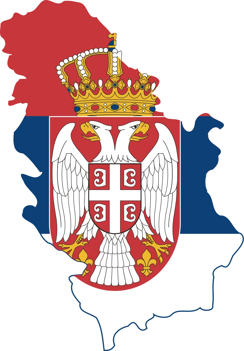 Karta Srbije kao prostor različitih jezika i kultura