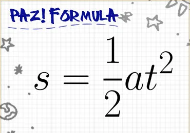 Formula za kretanje iz mirovanja — v0=0