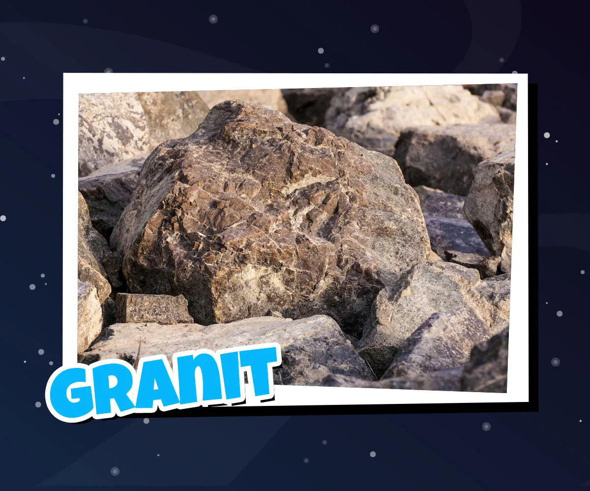 Granit — najpoznatija dubinska magmatska stena