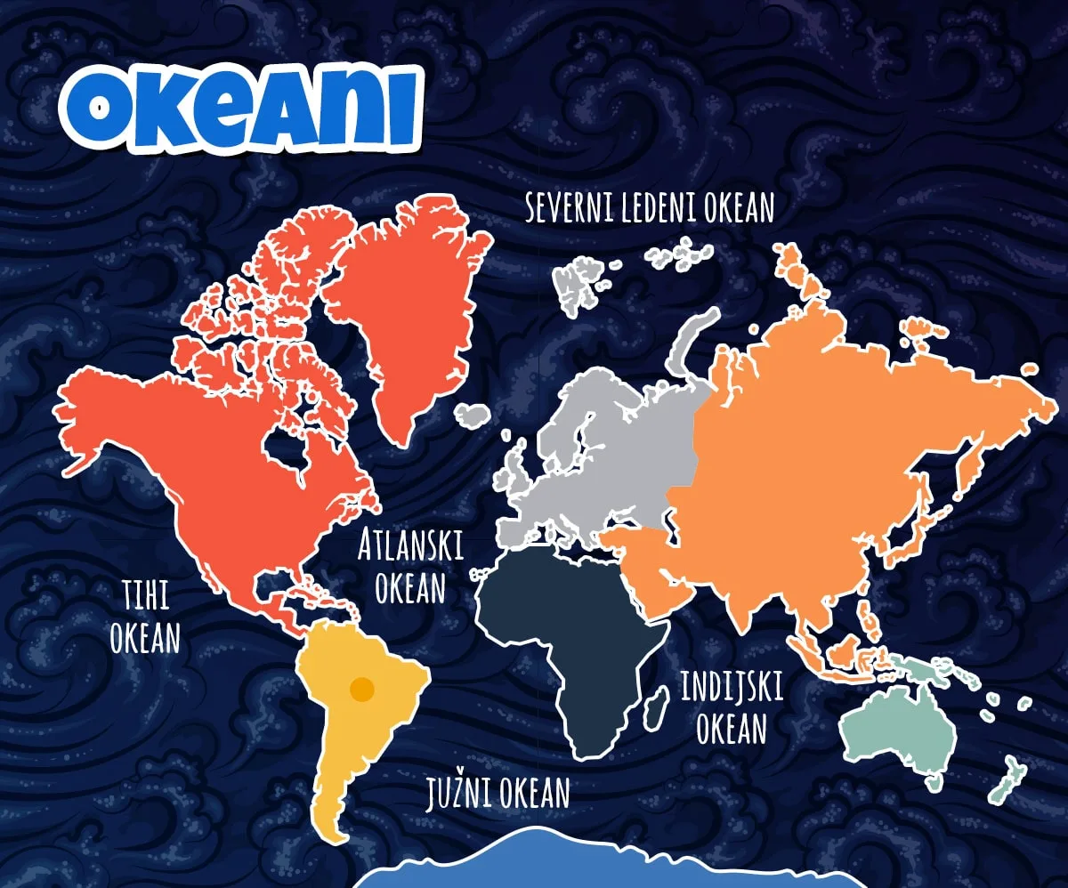 Okeani na planeti Zemlji — svih 5 okeana