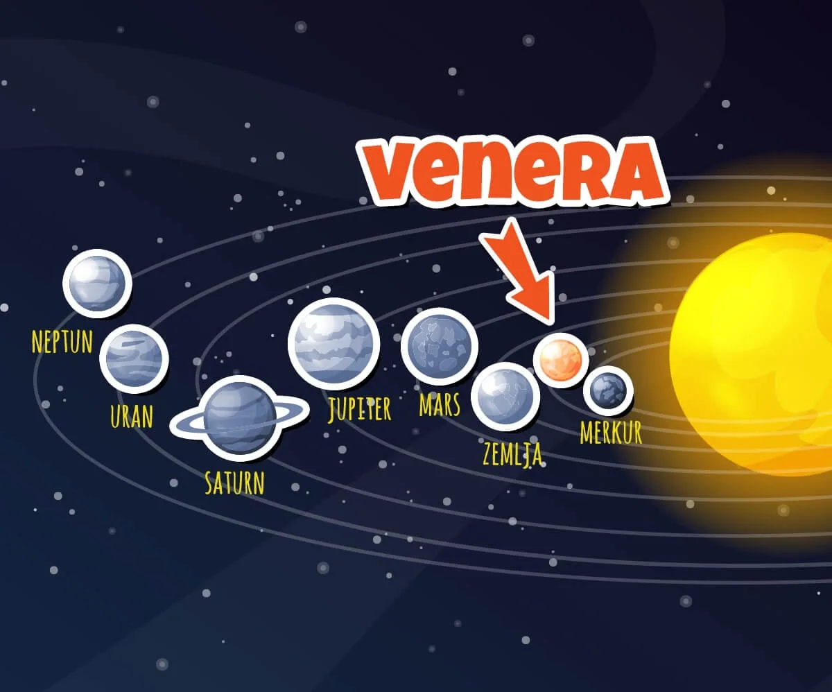 Venera — zvezda Danica, druga planeta Sunčevog sistema