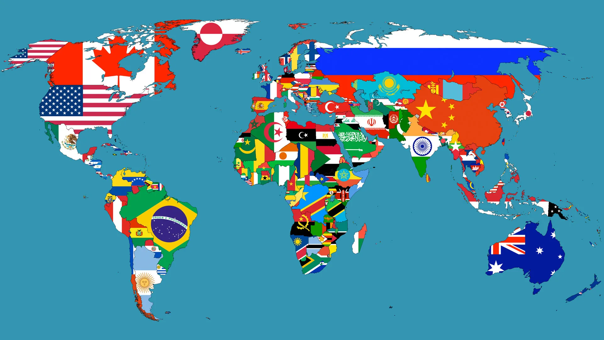 Politička geografija i karta sveta