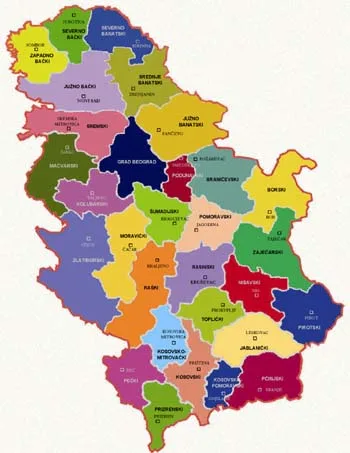 Karta za posmatranje razmeštaja naselja