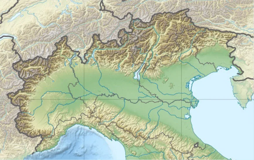 Padska nizija — reka Po
