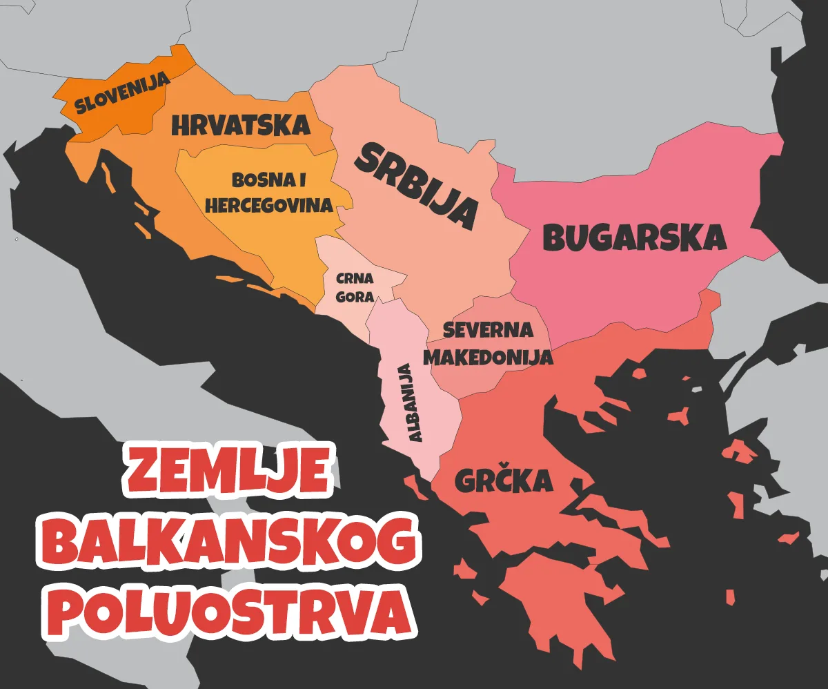 Položaj Bosne i Hercegovine na Balkanskom poluostrvu