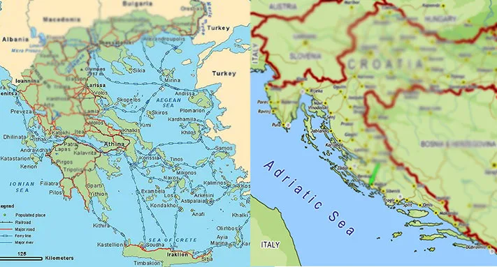 Obale južne Evrope i Jadrana kao primer razuđenosti