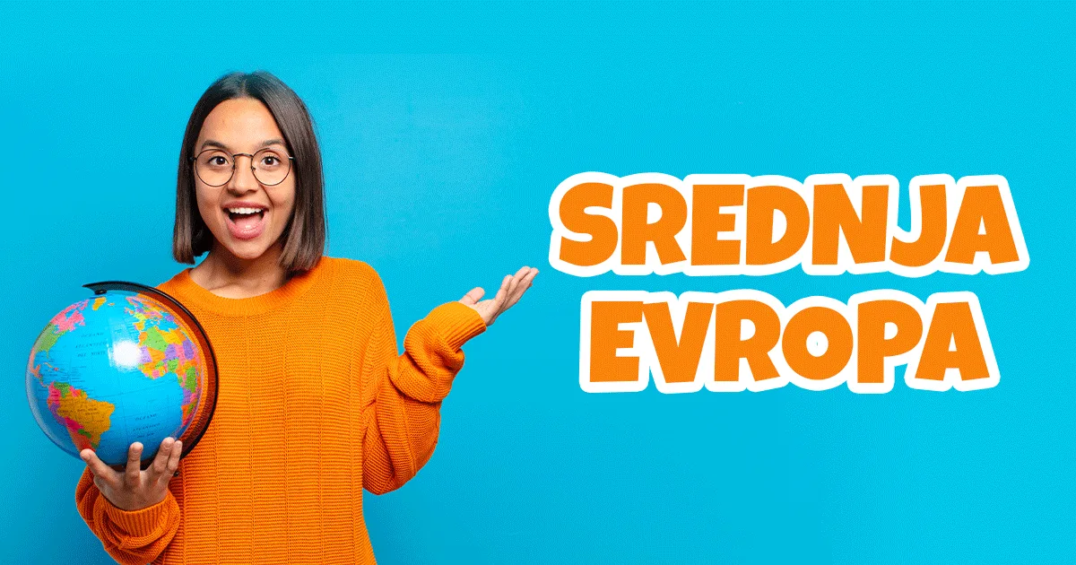 Srednja Evropa — naslovna karta