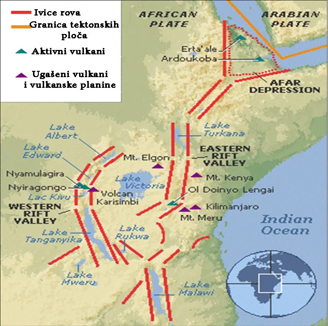Etiopsko-somalijska visoravan i tektonske pukotine