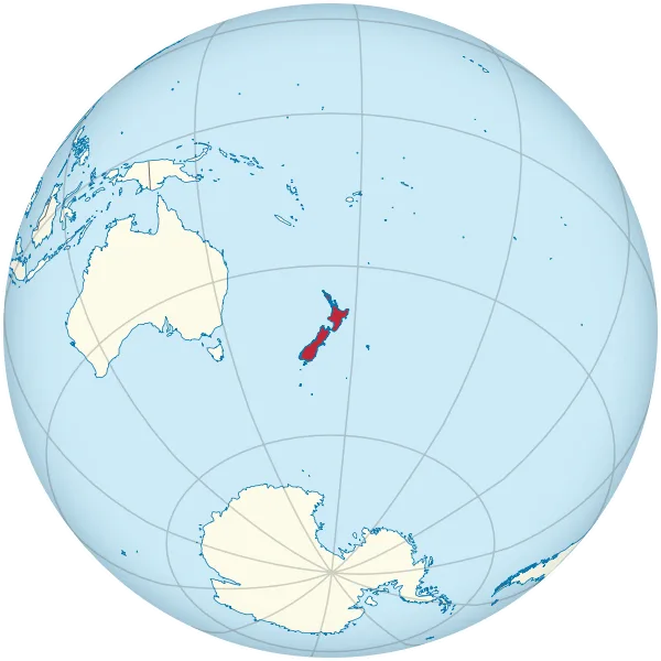 Novi Zeland kao veliko ostrvo Okeanije