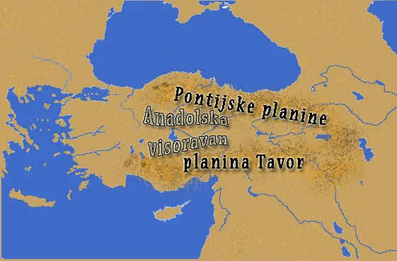 Mlade venačne planine u reljefu Azije
