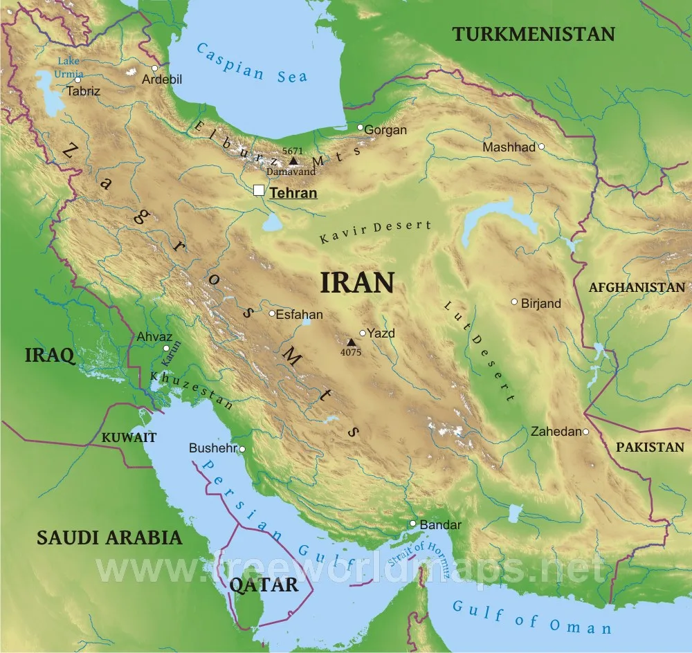 Iranska visoravan i planinski lanci Irana