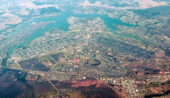 Brazilija — planski izgrađeni glavni grad iz vazduha