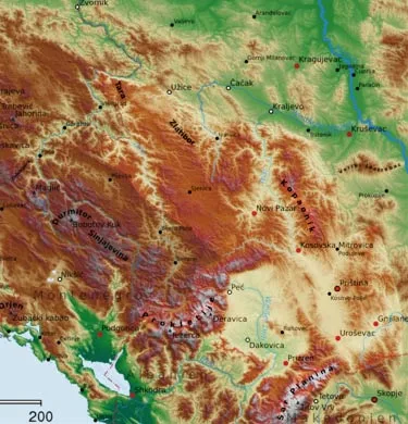 Planinski reljef Dinarida i visoke planine Bosne i Hercegovine