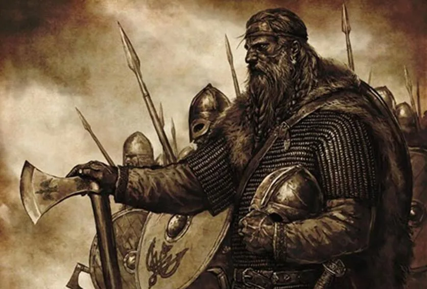 Vikinzi na drakaru, nordijskom brodu