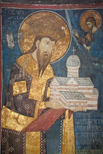Stefan Dečanski kao ktitor manastira Visoki Dečani