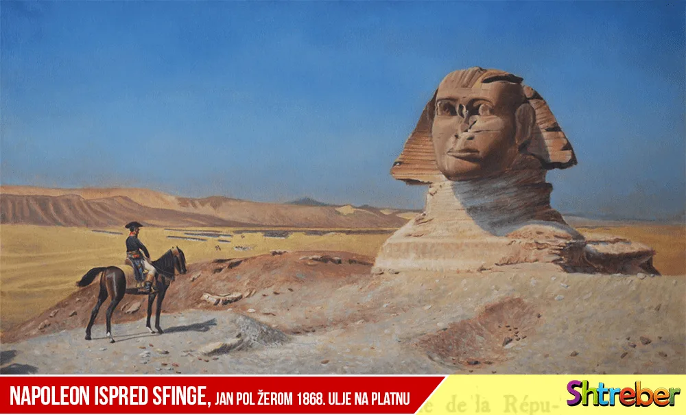 Napoleon ispred sfinge tokom pohoda na Egipat