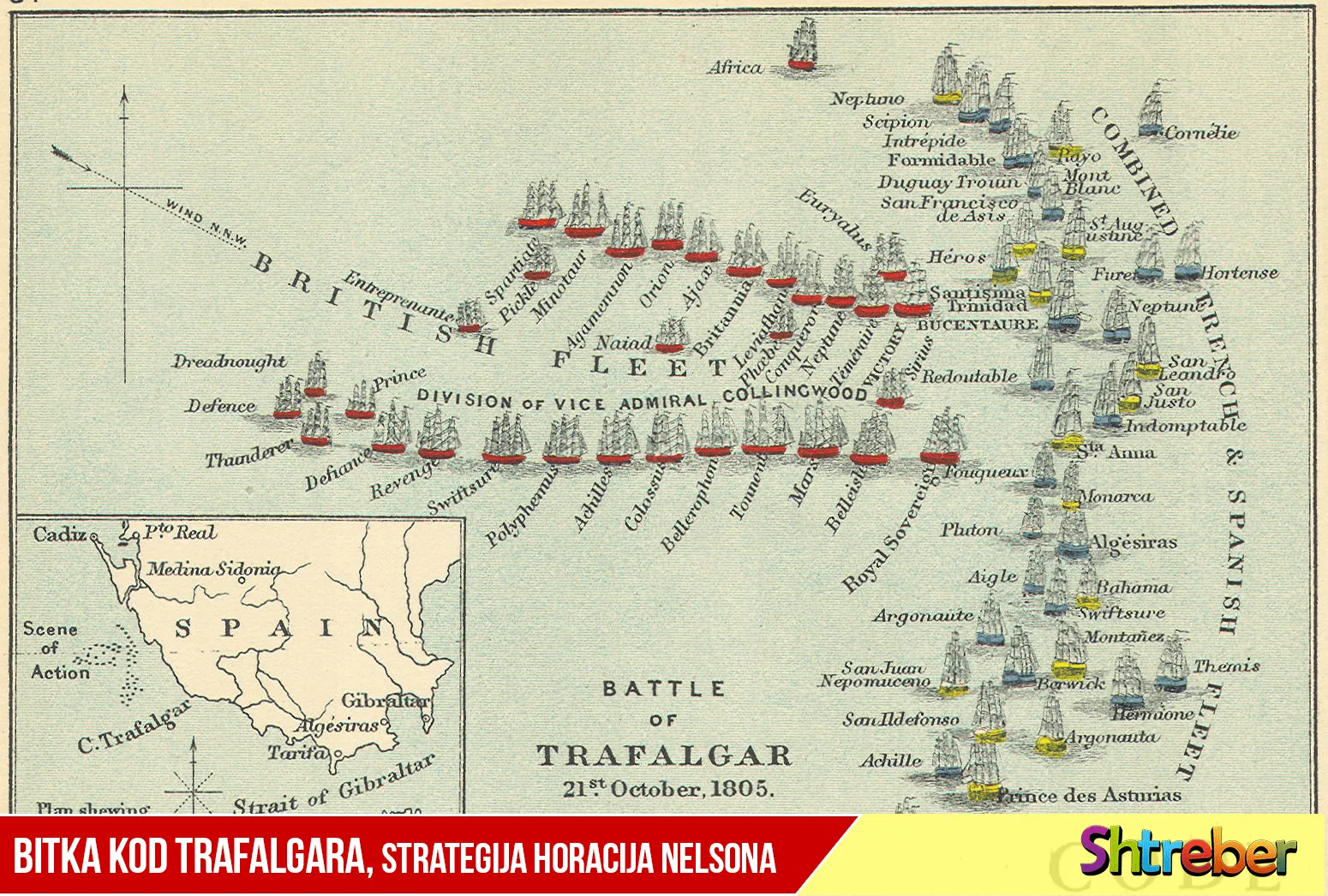 Trafalgarska bitka 1805. godine