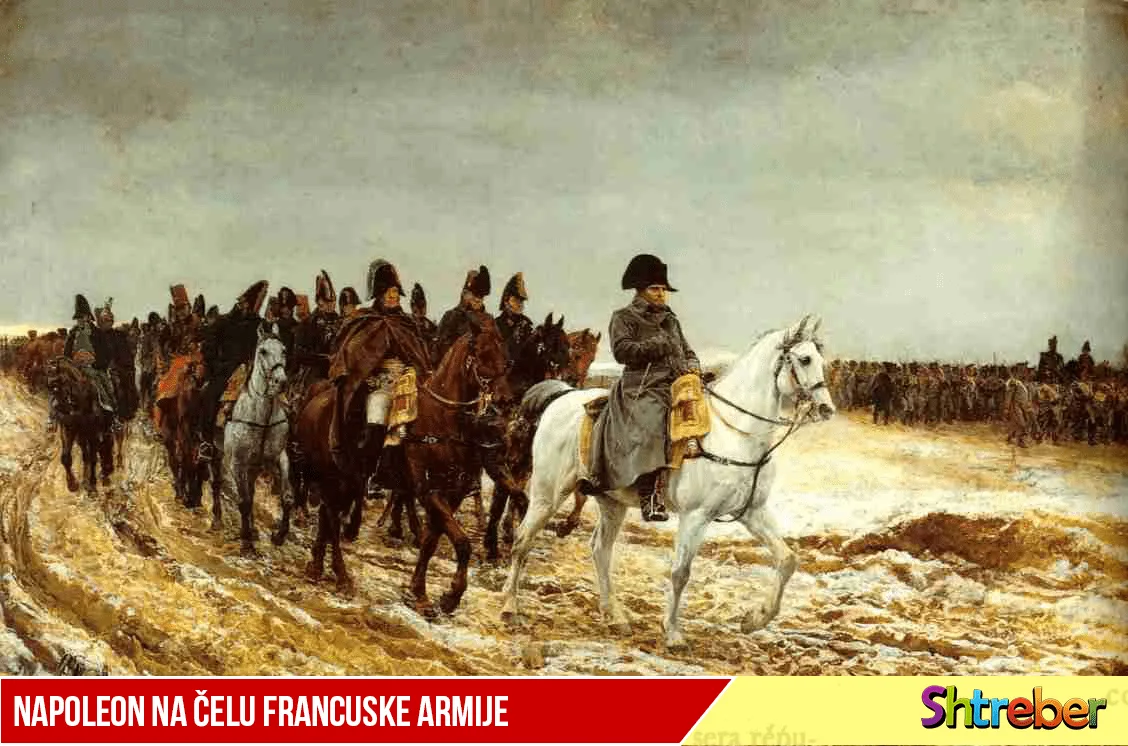 Napoleon na čelu francuske vojske