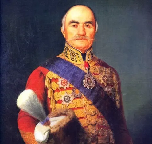 Knez Miloš Obrenović u dubokoj starosti