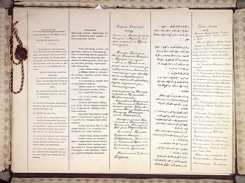 Potpisivanje Brest-Litovskog mira 1918. godine