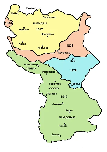 Širenje Srbije do 1913. godine