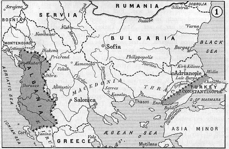 Granice na Balkanu u vreme balkanskih ratova