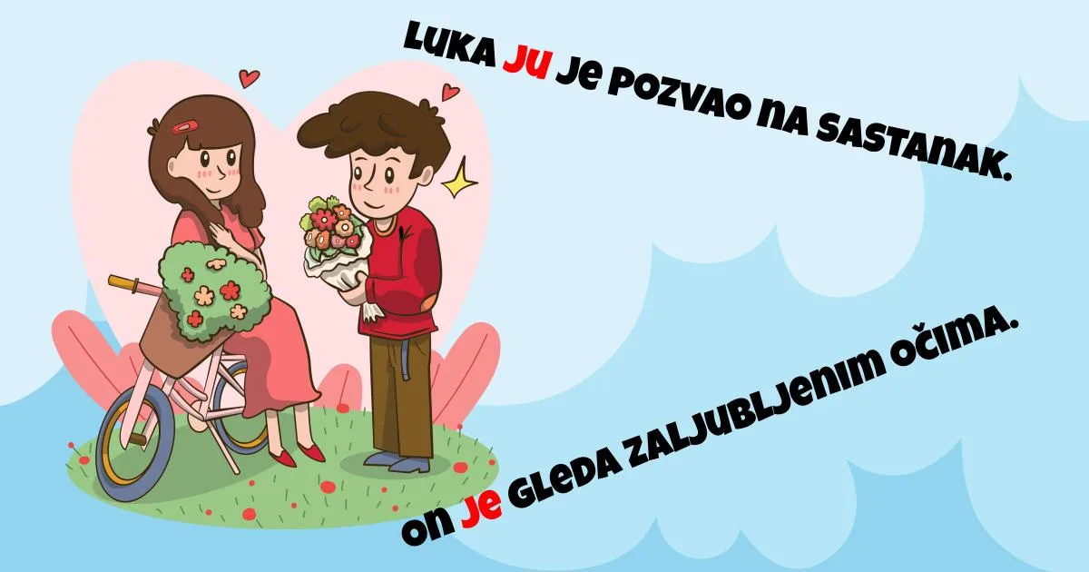 Ju je — pravilo za zamenicu ona