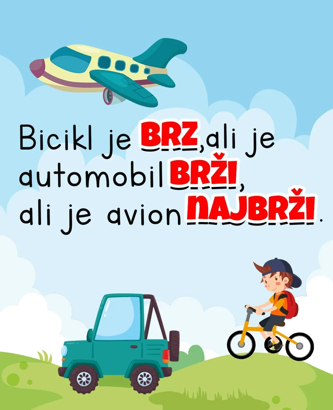 NAJ uvek spojeno sa pridevom — pravilo pisanja superlativa