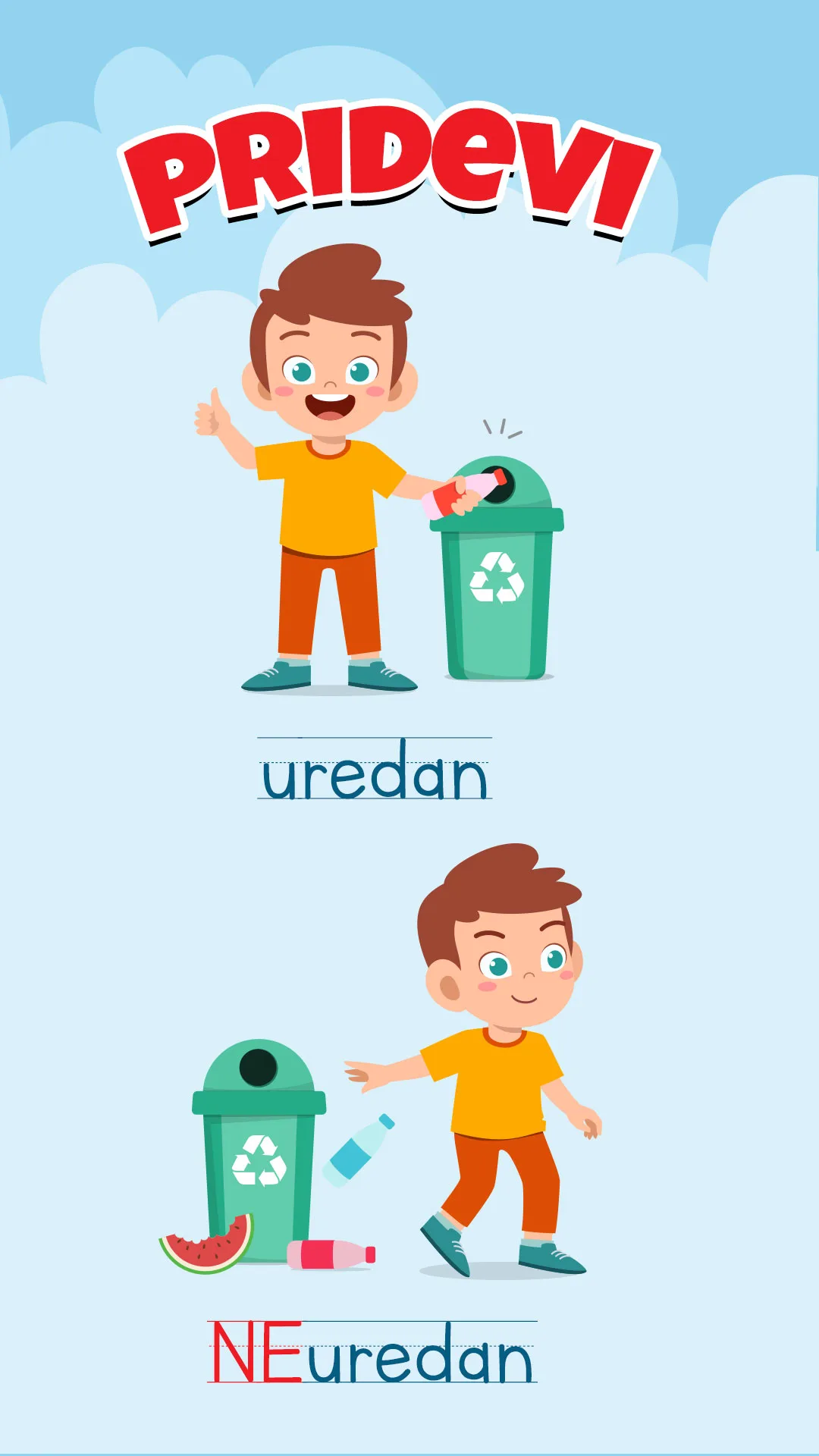 Rečca ne uz prideve — uvek spojeno