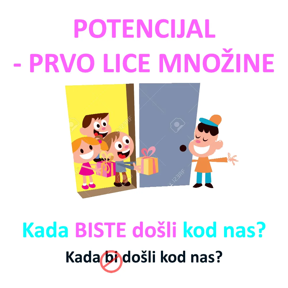 Promena potencijala glagola učiti