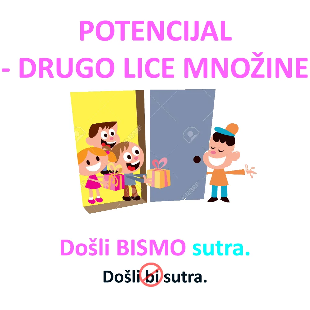 Treće lice množine potencijala nema oblik biše