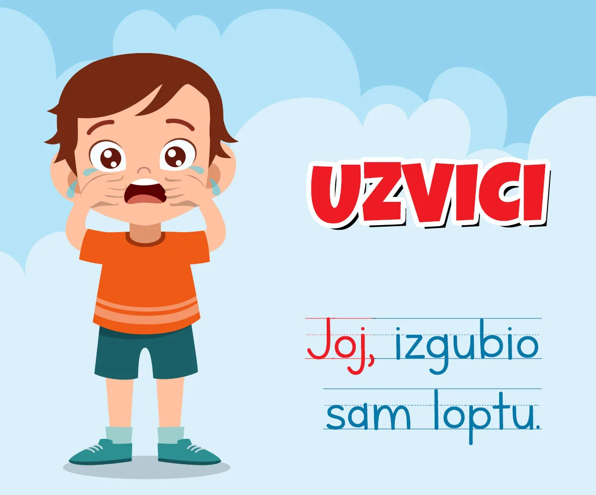 Uzvici kao kratke jezičke poruke