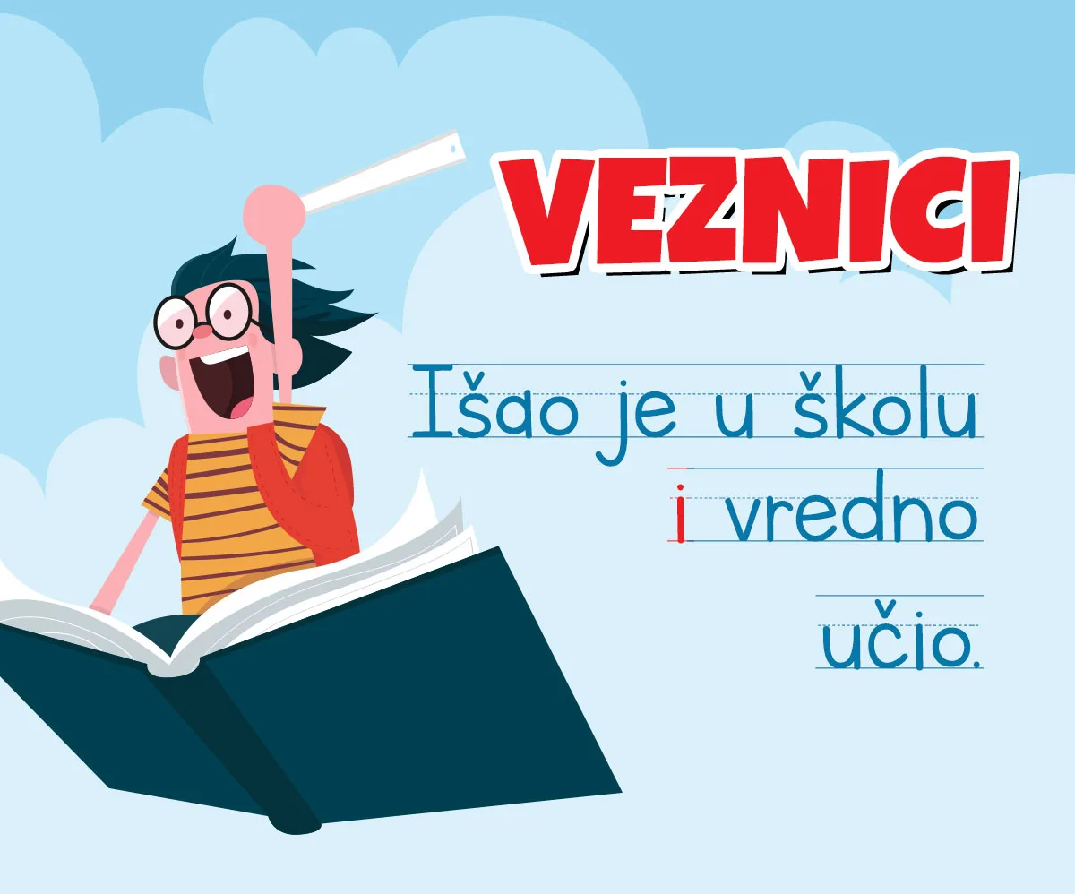 Veznici povezuju delove rečenice
