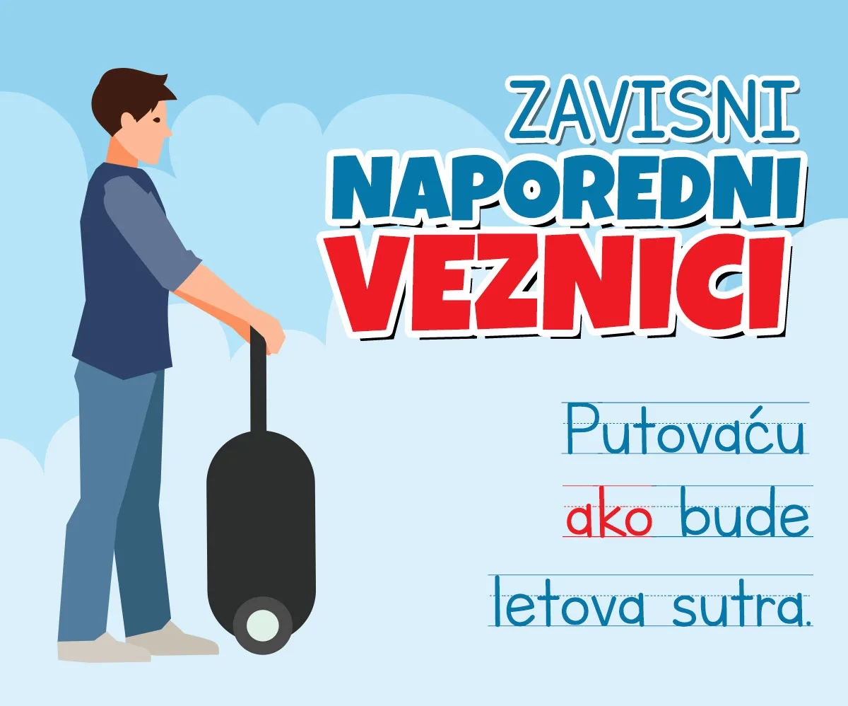 Veznici iako mada i premda u dopusnim rečenicama
